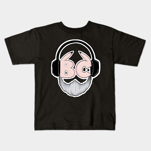 Bearded Fairy Logo Kids T-Shirt by BeardedClefable